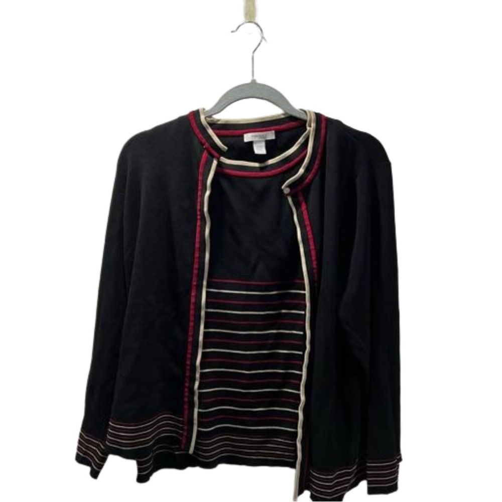 *Dress Barn|Cardigan and tank top set|Size 14/16